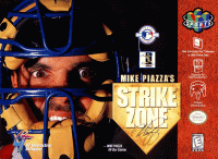 Mike Piazza's Strike Zone Nintendo 64  box art